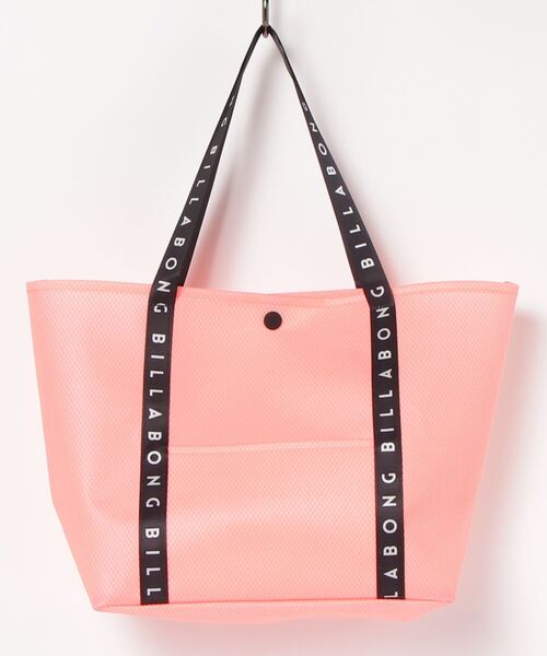 BILLABONG（ビラボン）の「BILLABONG/ビラボン トートバック LOGO TAPE PVC TOTE BAG BC013-906（トートバッグ・レディース・ホワイト/ブラック/ピンク・FREE）」の22枚目の写真