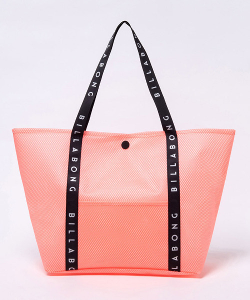 BILLABONG（ビラボン）の「BILLABONG/ビラボン トートバック LOGO TAPE PVC TOTE BAG BC013-906（トートバッグ・レディース・ホワイト/ブラック/ピンク・FREE）」の11枚目の写真