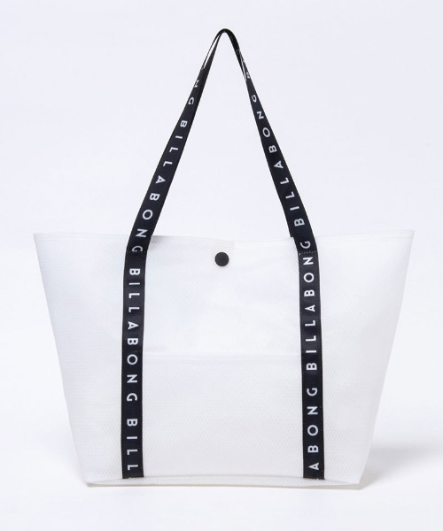 BILLABONG（ビラボン）の「BILLABONG/ビラボン トートバック LOGO TAPE PVC TOTE BAG BC013-906（トートバッグ・レディース・ホワイト/ブラック/ピンク・FREE）」の14枚目の写真