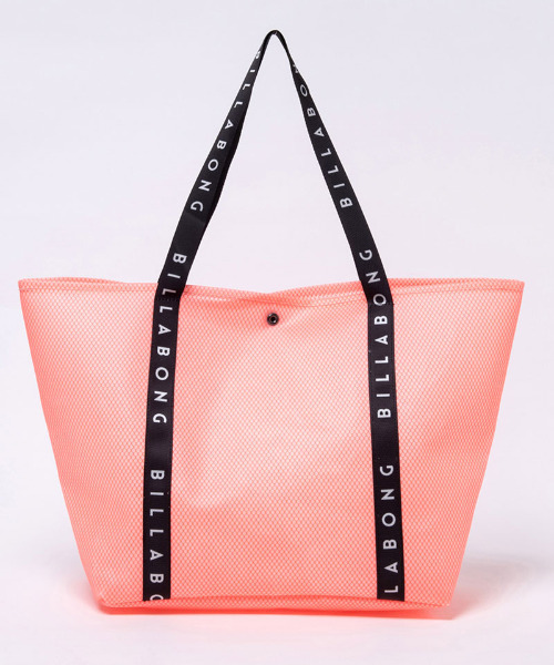 BILLABONG（ビラボン）の「BILLABONG/ビラボン トートバック LOGO TAPE PVC TOTE BAG BC013-906（トートバッグ・レディース・ホワイト/ブラック/ピンク・FREE）」の13枚目の写真