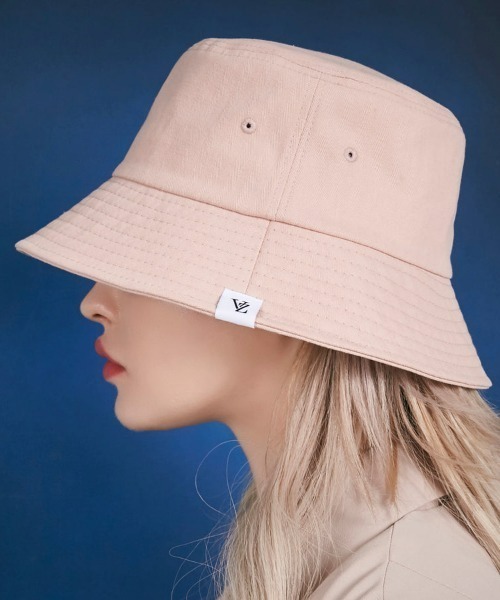 VARZAR(バザール)の「VARZAR(バザール)/Herringbone label bucket hat/ヘリンボーン ラベル バケットハット(ハット・レディース・ブラック/ベージュ/ピンク・FREE)」の3枚目の写真