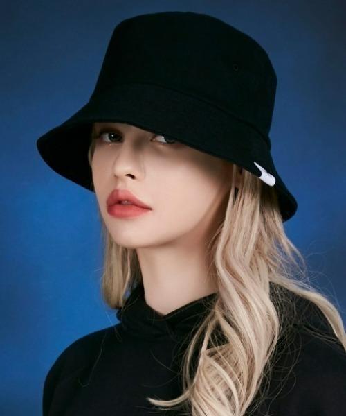 VARZAR(バザール)の「VARZAR(バザール)/Herringbone label bucket hat/ヘリンボーン ラベル バケットハット(ハット・レディース・ブラック/ベージュ/ピンク・FREE)」の12枚目の写真