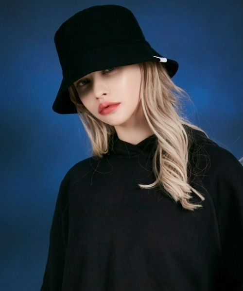 VARZAR(バザール)の「VARZAR(バザール)/Herringbone label bucket hat/ヘリンボーン ラベル バケットハット(ハット・レディース・ブラック/ベージュ/ピンク・FREE)」の8枚目の写真