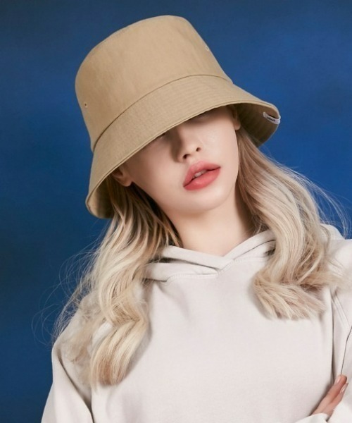 VARZAR(バザール)の「VARZAR(バザール)/Herringbone label bucket hat/ヘリンボーン ラベル バケットハット(ハット・レディース・ブラック/ベージュ/ピンク・FREE)」の9枚目の写真