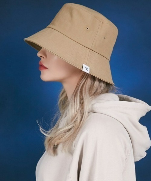VARZAR(バザール)の「VARZAR(バザール)/Herringbone label bucket hat/ヘリンボーン ラベル バケットハット(ハット・レディース・ブラック/ベージュ/ピンク・FREE)」の13枚目の写真