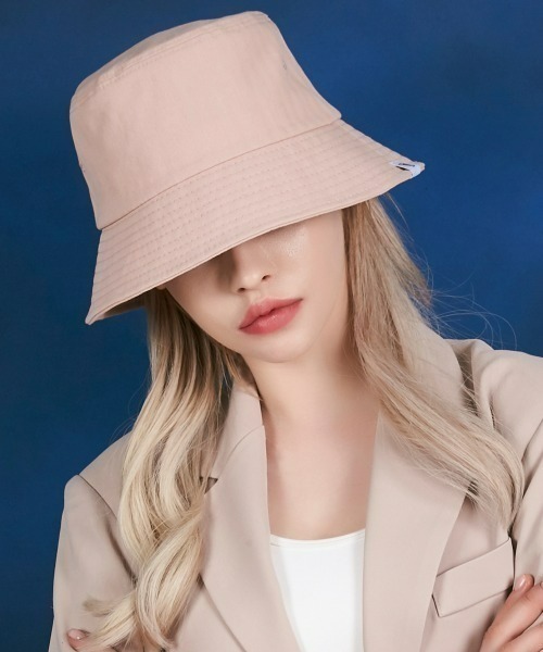 VARZAR(バザール)の「VARZAR(バザール)/Herringbone label bucket hat/ヘリンボーン ラベル バケットハット(ハット・レディース・ブラック/ベージュ/ピンク・FREE)」の10枚目の写真