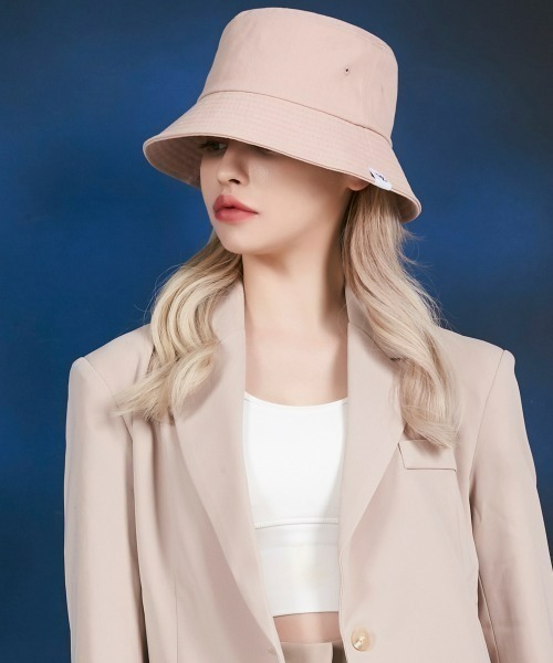VARZAR(バザール)の「VARZAR(バザール)/Herringbone label bucket hat/ヘリンボーン ラベル バケットハット(ハット・レディース・ブラック/ベージュ/ピンク・FREE)」の20枚目の写真