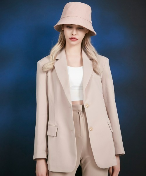 VARZAR(バザール)の「VARZAR(バザール)/Herringbone label bucket hat/ヘリンボーン ラベル バケットハット(ハット・レディース・ブラック/ベージュ/ピンク・FREE)」の15枚目の写真