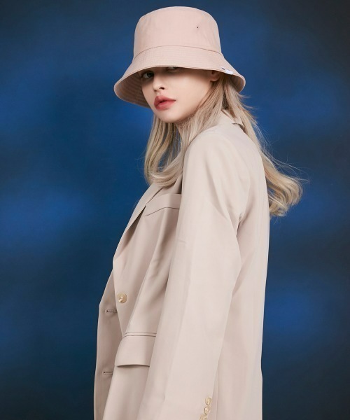 VARZAR(バザール)の「VARZAR(バザール)/Herringbone label bucket hat/ヘリンボーン ラベル バケットハット(ハット・レディース・ブラック/ベージュ/ピンク・FREE)」の7枚目の写真