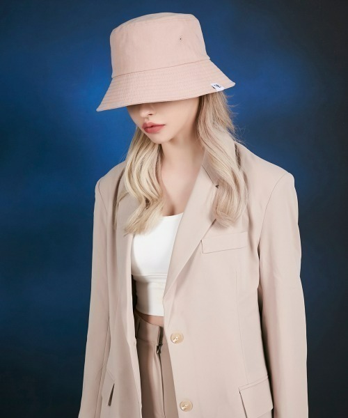 VARZAR(バザール)の「VARZAR(バザール)/Herringbone label bucket hat/ヘリンボーン ラベル バケットハット(ハット・レディース・ブラック/ベージュ/ピンク・FREE)」の11枚目の写真