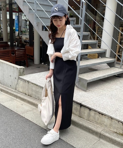 one after another NICE CLAUP(ワンアフターアナザーナイスクラップ)の「ワンポイント刺繍肩あきマルチWAYシャツ(シャツ/ブラウス・レディース・ピンク系/サックスブルー系/オフホワイト/オレンジ・FREE)」の13枚目の写真