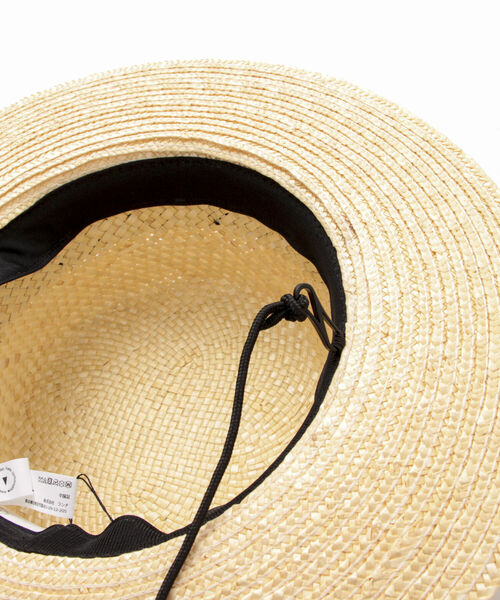 halo commodity(ハロ コモディティー)の「【halo commodity/ハロ コモディティー】Pot Hat カンカン帽 ストローハット(ハット・メンズ・ベージュ・FREE)」の6枚目の写真