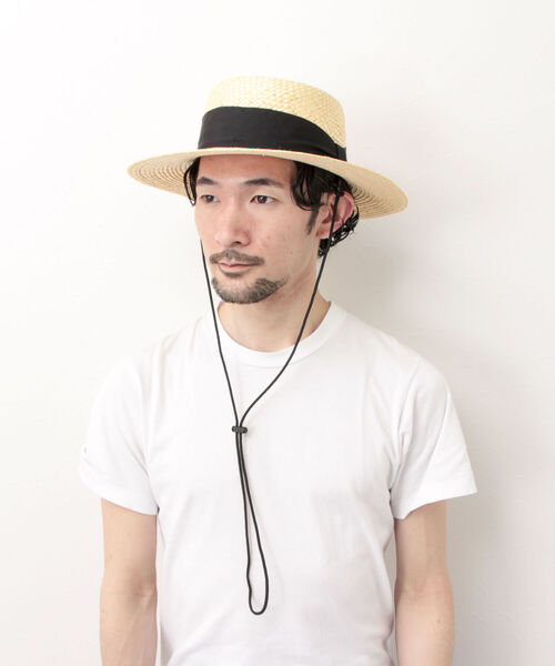 halo commodity(ハロ コモディティー)の「【halo commodity/ハロ コモディティー】Pot Hat カンカン帽 ストローハット(ハット・メンズ・ベージュ・FREE)」の8枚目の写真