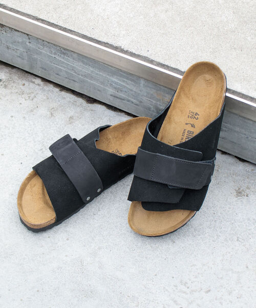 BIRKENSTOCK（ビルケンシュトック）の「【BIRKENSTOCK/ビルケンシュトック】 KYOTO NARROW サンダル スエードレザー（サンダル・メンズ・ブラック/ベージュ・40/41/42）」の5枚目の写真