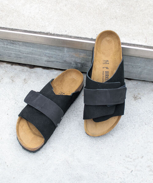BIRKENSTOCK（ビルケンシュトック）の「【BIRKENSTOCK/ビルケンシュトック】 KYOTO NARROW サンダル スエードレザー（サンダル・メンズ・ブラック/ベージュ・40/41/42）」の6枚目の写真