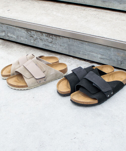 BIRKENSTOCK（ビルケンシュトック）の「【BIRKENSTOCK/ビルケンシュトック】 KYOTO NARROW サンダル スエードレザー（サンダル・メンズ・ブラック/ベージュ・40/41/42）」の7枚目の写真