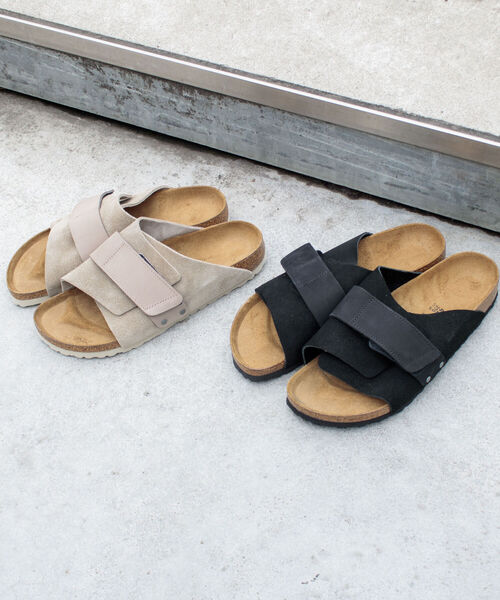 BIRKENSTOCK（ビルケンシュトック）の「【BIRKENSTOCK/ビルケンシュトック】 KYOTO NARROW サンダル スエードレザー（サンダル・メンズ・ブラック/ベージュ・40/41/42）」の8枚目の写真