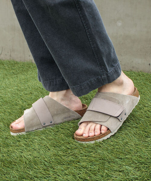 BIRKENSTOCK（ビルケンシュトック）の「【BIRKENSTOCK/ビルケンシュトック】 KYOTO NARROW サンダル スエードレザー（サンダル・メンズ・ブラック/ベージュ・40/41/42）」の13枚目の写真