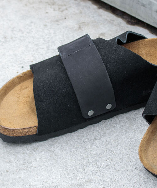 BIRKENSTOCK（ビルケンシュトック）の「【BIRKENSTOCK/ビルケンシュトック】 KYOTO NARROW サンダル スエードレザー（サンダル・メンズ・ブラック/ベージュ・40/41/42）」の15枚目の写真