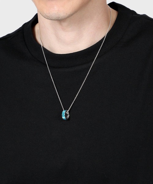 美品　ポールスミス　カラーエポ リング ネックレス　オンライン限定 美品 ポールスミス カラーエポ リング ネックレス オンライン