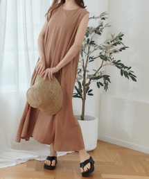 Lamoa | Lamoa/ノースリーブ フレア ロングワンピース(ワンピース)