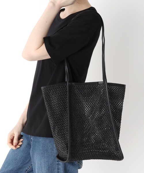 Ober Tashe（オーバータッシェ）の「コンビA4トート（トートバッグ・レディース・ブラック/ライトグリーン/ブラック系8/ブラウン系・FREE）」の5枚目の写真