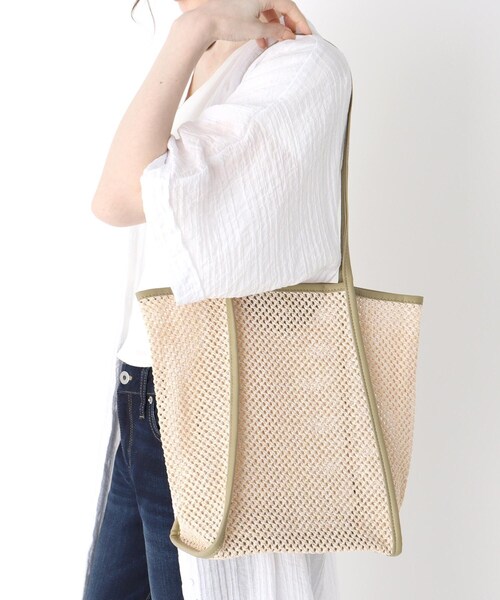 Ober Tashe（オーバータッシェ）の「コンビA4トート（トートバッグ・レディース・ブラック/ライトグリーン/ブラック系8/ブラウン系・FREE）」の17枚目の写真