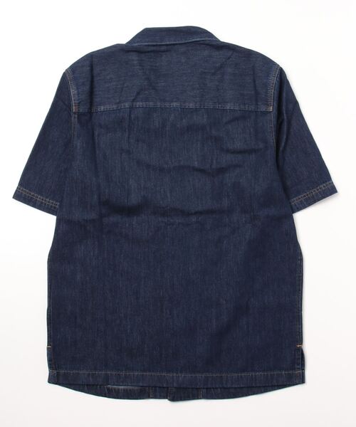DIESEL（ディーゼル）の「メンズ シャツ デニム 半そで（シャツ/ブラウス・メンズ・インディゴブルー・SMALL/LARGE/X-LARGE/MEDIUM/XX-LARGE/X-SMALL）」の8枚目の写真