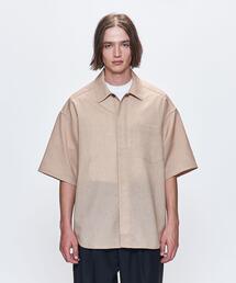 ＜LOWNN＞ MINIMAL SHORT SLEEVE SHIRT/シャツ