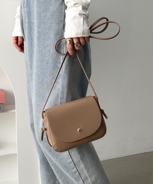 CLEA（クレア）の「【6色展開】ミニショルダーバッグ（ショルダーバッグ・レディース・ホワイト/ミント/ブラウン/ブラック/ダークブラウン/ベージュ・FREE）」の21枚目の写真