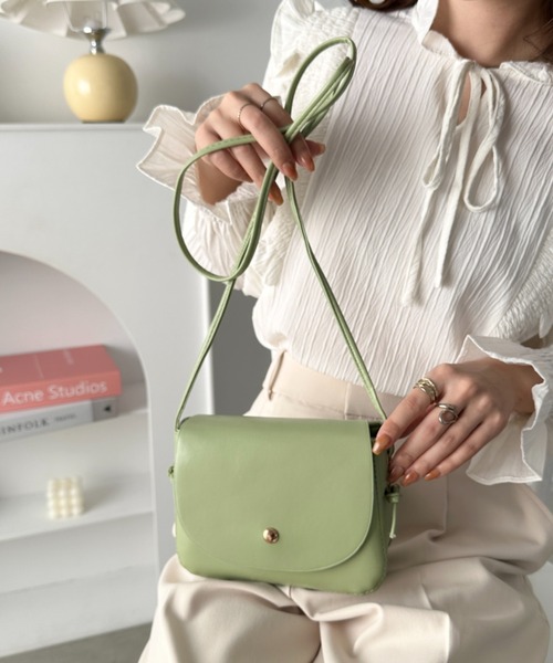 CLEA（クレア）の「【6色展開】ミニショルダーバッグ（ショルダーバッグ・レディース・ホワイト/ミント/ブラウン/ブラック/ダークブラウン/ベージュ・FREE）」の22枚目の写真