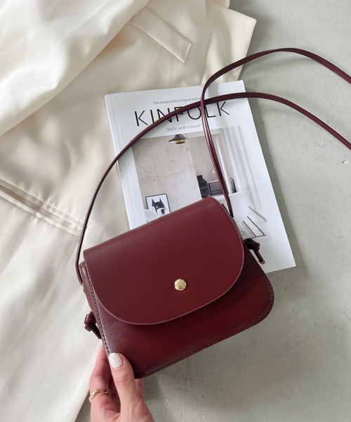 CLEA（クレア）の「【6色展開】ミニショルダーバッグ（ショルダーバッグ・レディース・ホワイト/ミント/ブラウン/ブラック/ダークブラウン/ベージュ・FREE）」の13枚目の写真