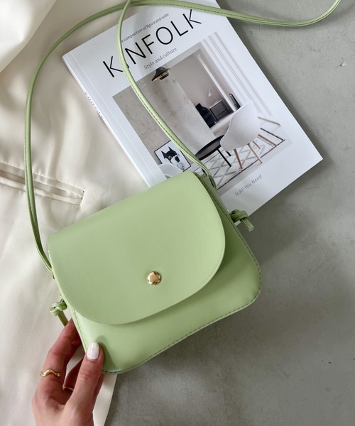 CLEA（クレア）の「【6色展開】ミニショルダーバッグ（ショルダーバッグ・レディース・ホワイト/ミント/ブラウン/ブラック/ダークブラウン/ベージュ・FREE）」の20枚目の写真