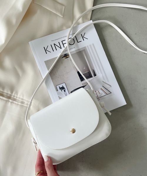 CLEA（クレア）の「【6色展開】ミニショルダーバッグ（ショルダーバッグ・レディース・ホワイト/ミント/ブラウン/ブラック/ダークブラウン/ベージュ・FREE）」の14枚目の写真