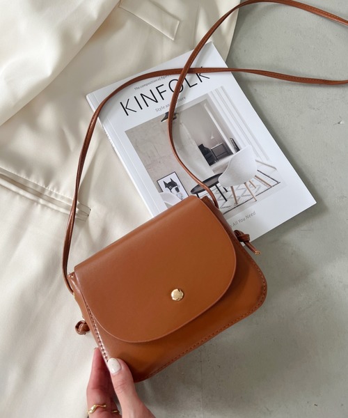 CLEA（クレア）の「【6色展開】ミニショルダーバッグ（ショルダーバッグ・レディース・ホワイト/ミント/ブラウン/ブラック/ダークブラウン/ベージュ・FREE）」の17枚目の写真