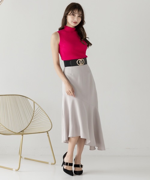 Julia Boutique(ジュリアブティック)の「ダブルリングゴムベルト/22180(ベルト・レディース・ゴールド・ONE)」の2枚目の写真
