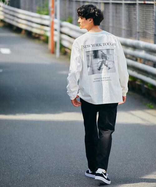 Manhattan Portage（マンハッタンポーテージ）の「【別注】＜Manhattan Portage×GLR＞ フォト プリント 長袖 カットソー ロンT（Tシャツ/カットソー・メンズ・ホワイト/その他1・S/M/L）」の9枚目の写真