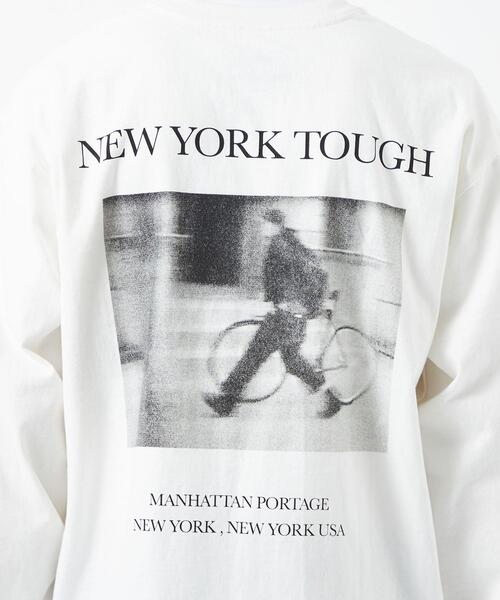 Manhattan Portage（マンハッタンポーテージ）の「【別注】＜Manhattan Portage×GLR＞ フォト プリント 長袖 カットソー ロンT（Tシャツ/カットソー・メンズ・ホワイト/その他1・S/M/L）」の17枚目の写真