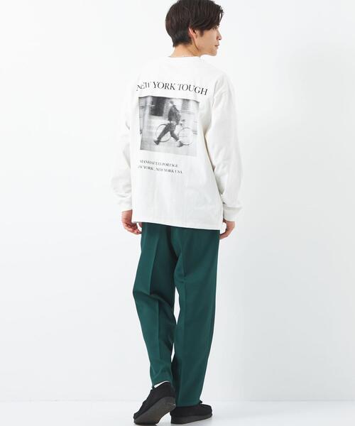 Manhattan Portage（マンハッタンポーテージ）の「【別注】＜Manhattan Portage×GLR＞ フォト プリント 長袖 カットソー ロンT（Tシャツ/カットソー・メンズ・ホワイト/その他1・S/M/L）」の21枚目の写真