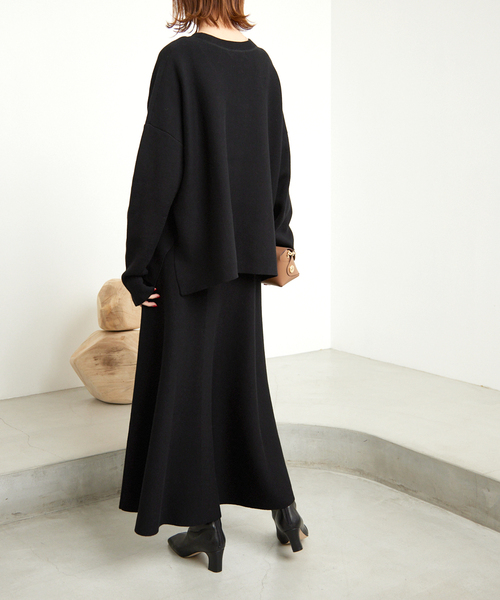 SLOBE IENA（スローブイエナ）の「SLOBE IENA ストレッチシープショートブーツ（ブーツ・レディース・ブラック/ベージュ・23cm/24cm/22.5cm/24.5cm/23.5cm）」の7枚目の写真