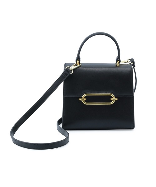 ADAM ET ROPE'（アダムエロペ）の「【サステナブル】リサイクルレザー2WAYショルダーバッグ（ショルダーバッグ・レディース・ホワイト/ブラック・FREE）」の5枚目の写真