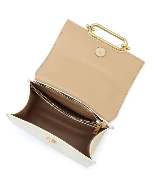 ADAM ET ROPE'（アダムエロペ）の「【サステナブル】リサイクルレザー2WAYショルダーバッグ（ショルダーバッグ・レディース・ホワイト/ブラック・FREE）」の20枚目の写真