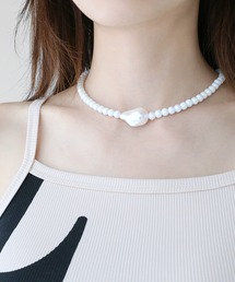 minsobi（ミンソビ）の「パールビーズネックレス（ネックレス）」