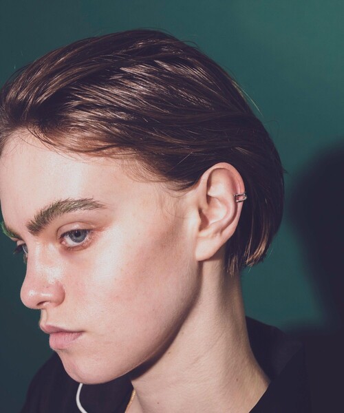 and cloud（アンドクラウド）の「Nocturnal Binary star Earcuff（イヤーカフ・レディース・ブラック/シルバー/イエローゴールド・FREE）」の8枚目の写真