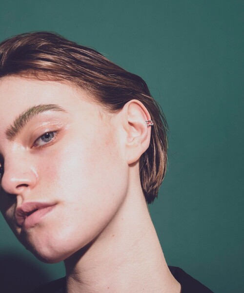 and cloud（アンドクラウド）の「Nocturnal Binary star Earcuff（イヤーカフ・レディース・ブラック/シルバー/イエローゴールド・FREE）」の9枚目の写真