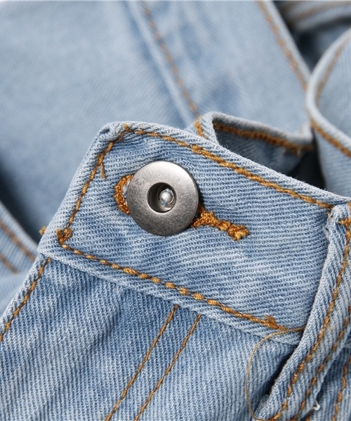 WEGO(ウィゴー)の「WEGO/デニムバギーパンツ(デニムパンツ・レディース・インディゴブルー/ライトインディゴブルー・MEDIUM/LARGE)」の11枚目の写真