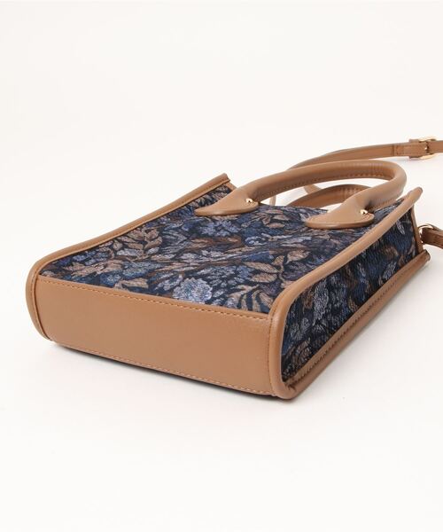 Andemiu（アンデミュウ）の「ゴブランミニバック123434（ショルダーバッグ・レディース・ピンク/ブルー/アイボリー・FREE）」の6枚目の写真