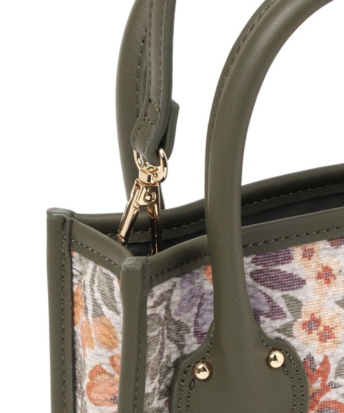 Andemiu（アンデミュウ）の「ゴブランミニバック123434（ショルダーバッグ・レディース・ピンク/ブルー/アイボリー・FREE）」の12枚目の写真