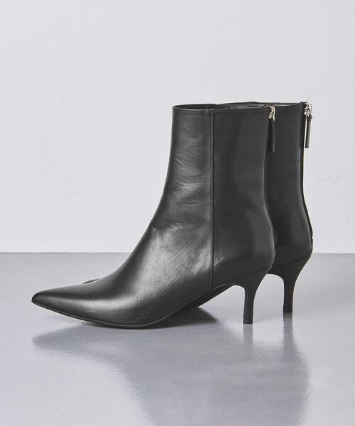 UNITED ARROWS(ユナイテッドアローズ)の「ポインテッド ショート ブーツ(ブーツ・レディース・ブラック/ダークブラウン・37/36h/38/35h/35/36/37h)」の12枚目の写真