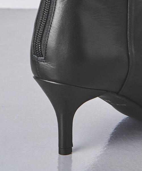 UNITED ARROWS(ユナイテッドアローズ)の「ポインテッド ショート ブーツ(ブーツ・レディース・ブラック/ダークブラウン・37/36h/38/35h/35/36/37h)」の8枚目の写真